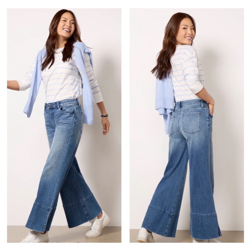Kut from the Kloth Light Blue Wide-Leg Jeans